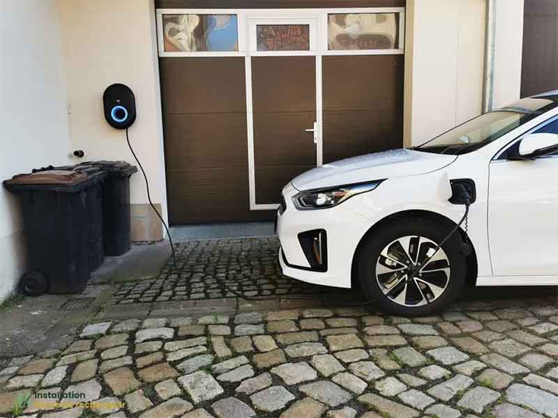 Installation borne de recharge électrique — réalisation 7